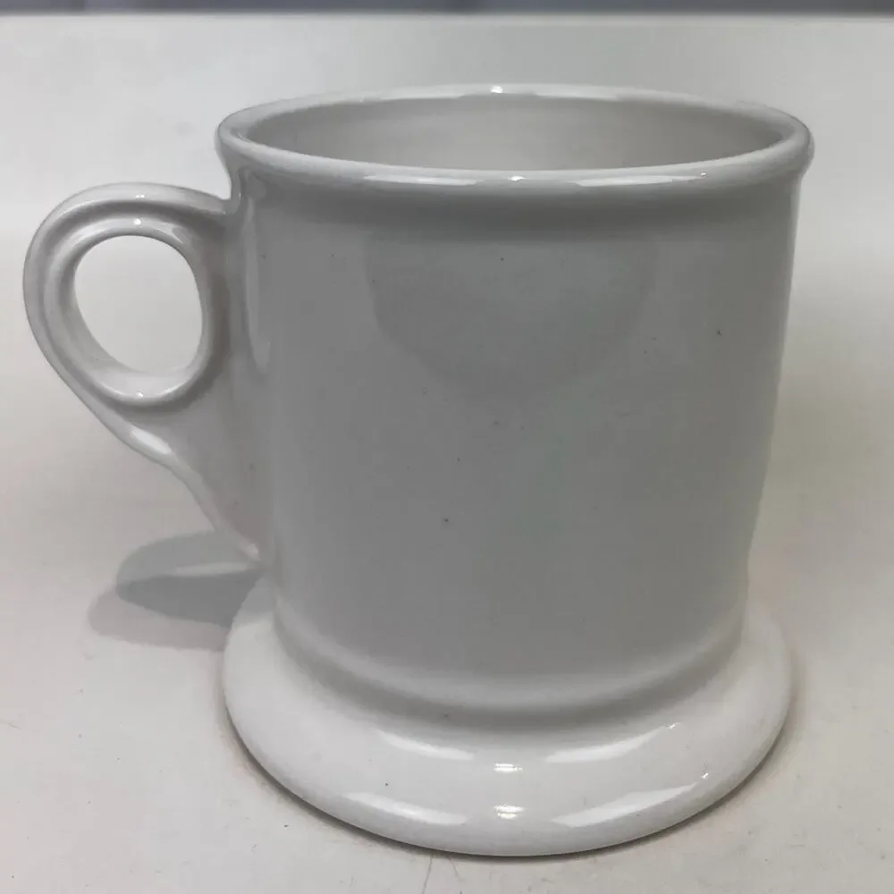 Anthropologie Monogram Initial Letter F Shaving Style Mug Coffee Cup 14 oz